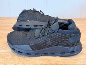 ON Cloudnova Running Shoes Black/Eclipse Women’s Size 10.5
